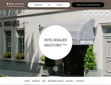 Tablet Screenshot of hotelbiskajer.com